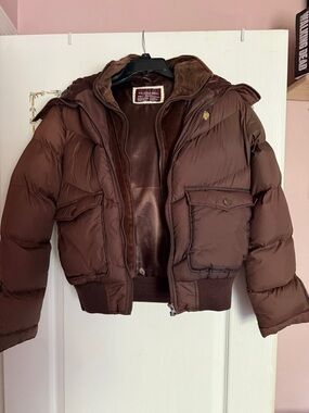 U.S. Polo Assn.  Brown Quilted puffer jacket